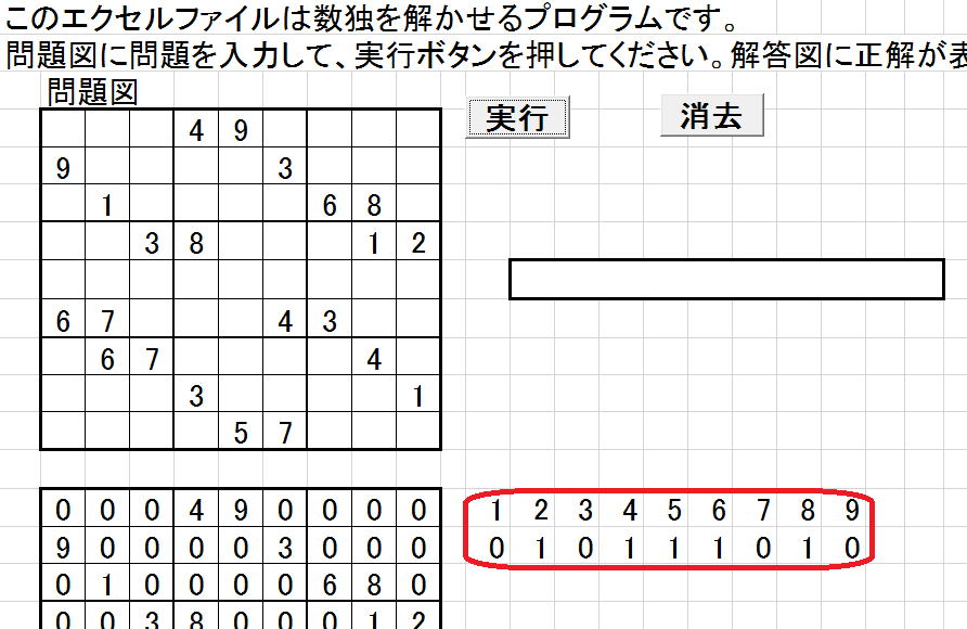 結果表示